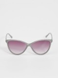 Ochelari de soare de dama model Cat Eyes fashion - UV 400 - rama argintie