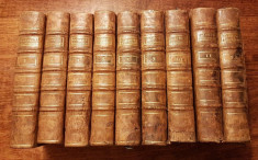Lot carti vechi L&amp;#039;Annee Apostolique secol 18 colectie bibliofilie rara, in piele foto