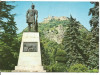 (A)carte postala(ilustrata)-HUNEDOARA-DEVA-Statuia lui Decebal, Circulata, Fotografie