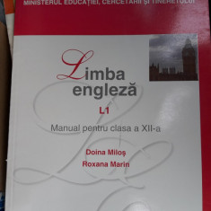 LIMBA ENGLEZA L1 ,CLASA A XII A - MILOS , MARIN