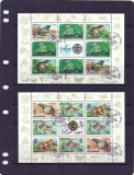 KOREA 1992 - BATRACIENI, blocuri stampilate, TR66, Stampilat