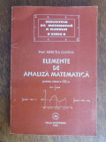 Elemente de analiza matematica Cl. XII - M. Ganga / R3P4S, Alta editura