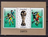 Bulgaria 1982 sport fotbal MI bl.122 MNH w50, Nestampilat