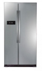 Frigider Side by Side Haier HRF-628DF6, 628 l, No Frost, Clasa A+, Argintiu foto