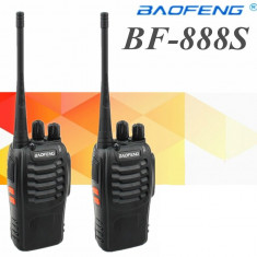 Walkie talkie, statie radio PMR portabila VHF UHF, Baofeng 888s, pachet 2 bucati foto