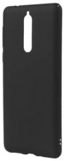 Carcasa Lemontti Hard Rubber Slim pentru Nokia 8 (Negru) foto