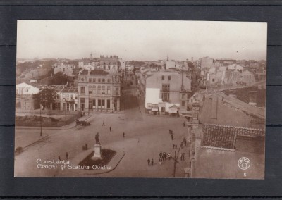 CONSTANTA CENTRU SI STATUIA OVIDIU RESTAURANT FOTO UNION EDITURA NIC.D.CUSI foto