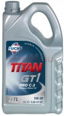 Ulei Motor Fuchs Titan GT1 Pro C-3 cu tehnologia XTL, 5W-30, Diesel/Benzina, 1L foto