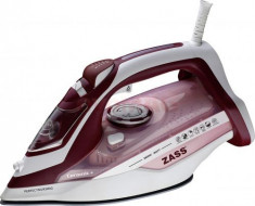 Fier de calcat ZASS A 10, Talpa Ceramica, 2800W, 0.35l (Alb-Bordo) foto