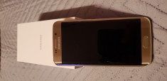 Samsung S6 Edge 32 GB GOLD stare excelenta,ca nou. foto