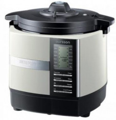 Multicooker Oursson Versatility MP5005PSD/IV, Timer, gatire aburi/sub presiune, 1200 W (Alb/Negru) foto