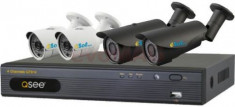 Kit supraveghere video Q-see QT914-2S2SV (DVR 4 canale + 4 Camere Video) foto