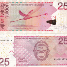 Antilele Olandeze 25 Guldeni 01.01.2008 UNC