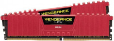 Memorii Corsair Vengeance LPX Red DDR4, 2x4GB, 2400MHz, CL14 foto