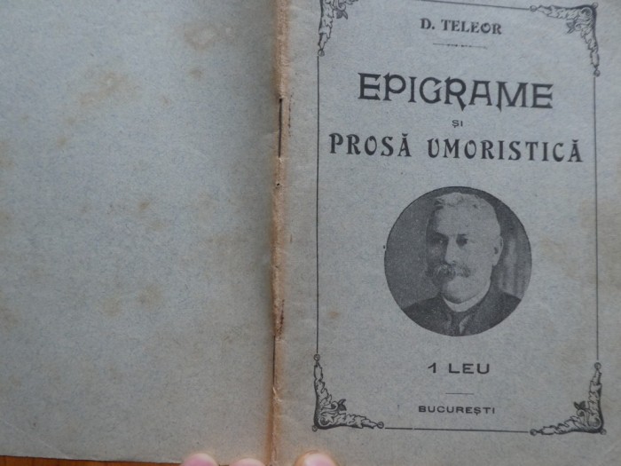 Teleor , Epigrame si prosa umoristica , interbelica , editia 1