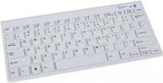 Tastatura Wireless Gembird Slimline (Alb) foto