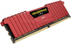 Memorie Corsair Vengeance LPX Red DDR4, 1x8GB, 2400 MHz, CL 14 foto