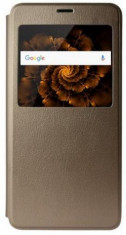 Husa Flip cover Allview HFmgX4X pentru Allview X4 Xtreme (Mocha gold) foto