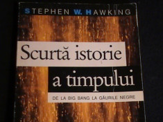 SCURTA ISTORIE A TIMPULUI-DE LA BIG BANG- LA GAURILE NEGRE-STEP HAWKING- foto