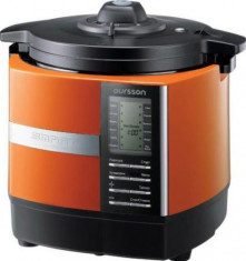 Multicooker Oursson Versatility MP5005PSD/OR, Timer, gatire aburi/sub presiune, 1200 W (Negru/Portocaliu) foto