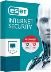 ESET Internet Security, 1 PC, 1 an, 1, Licenta noua, BOX/Retail + 12 Luni GRATUIT foto