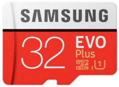 Card de memorie Samsung MB-MC32GA/APC, micro SDHC EVO Plus UHS-I 32GB (Class 10) + Adaptor SD foto