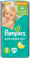 Scutece Pampers 5 Active Baby 11-18 kg (64) foto