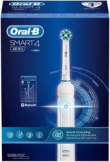 Periuta electrica Oral B Professional 4000 Cross Action, 2 capete (Alb) foto