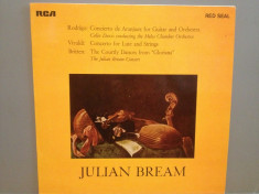 JULIAN BREAM plays RODRIGO/VIVALDI/BRITTEN ....(1964/RCA/RFG) - VINIL/Impecabil foto