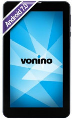 Tableta Vonino Pluri C7, Procesor Quad-Core 1.3GHz, IPS Capacitive touchscreen 7inch, 1GB RAM, 8GB Flash, 3.2MP, Wi-Fi, 3G, Android (Gri inchis) foto