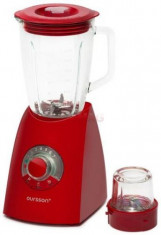 Blender cu rasnita Oursson BL0642G/RD, 2l, 600W (Rosu) foto