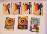 Lot 6 plicuri vopsea oua Gallus veche anii 70 + 1 plic West Germany bonus