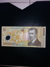 bancnote romanesti 500 000 isarescu vfplus foto