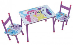 Set Masuta Si 2 Scaunele My Little Pony foto