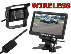 Set de Mers Inapoi Auto Wireless - Camera Video Marsarier cu Display LCD 7 Inch si Wi-Fi, Montare Rapida foto