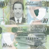 Botswana 10 Pula 2018 Polimer UNC foto