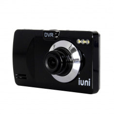Camera auto DVR iUni Dash P818, HD, LCD 2,5 inch, Unghi de filmare 120 grade, Playback foto