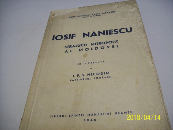 iosif naniescu-stralucit mitropolit al moldovei- an 1940 foto mare iosif naniescu-stralucit mitropolit al moldovei- an 1940 foto mare
