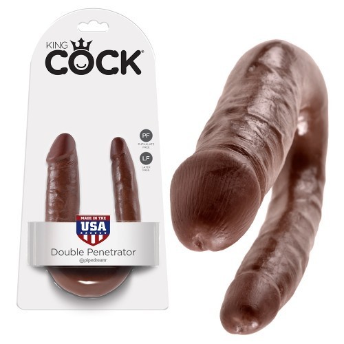Dildo King Cock Double Trouble Mulato small brown foto mare Dildo King Cock Double Trouble Mulato small brown foto mare
