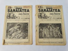 Revista Sanatatea nr. 10 / 1934 si nr. 2 / 1935 foto