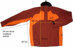 Geaca outdoor JACK WOLFSKIN Texapore stare foarte buna (S/M) cod-450921 foto