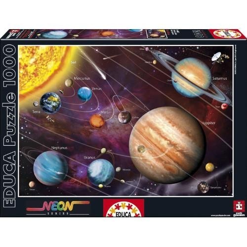 Puzzle 1000 Piese - Sistemul Solar foto mare Puzzle 1000 Piese - Sistemul Solar foto mare