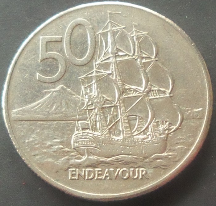 Moneda 50 CENTI - NOUA ZEELANDA, anul 1979 *cod 3913 foto mare Moneda 50 CENTI - NOUA ZEELANDA, anul 1979 *cod 3913 foto mare