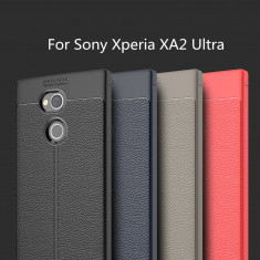 Husa / Bumper Antisoc model PIELE pentru Sony Xperia XA2 / XA2 Ultra foto