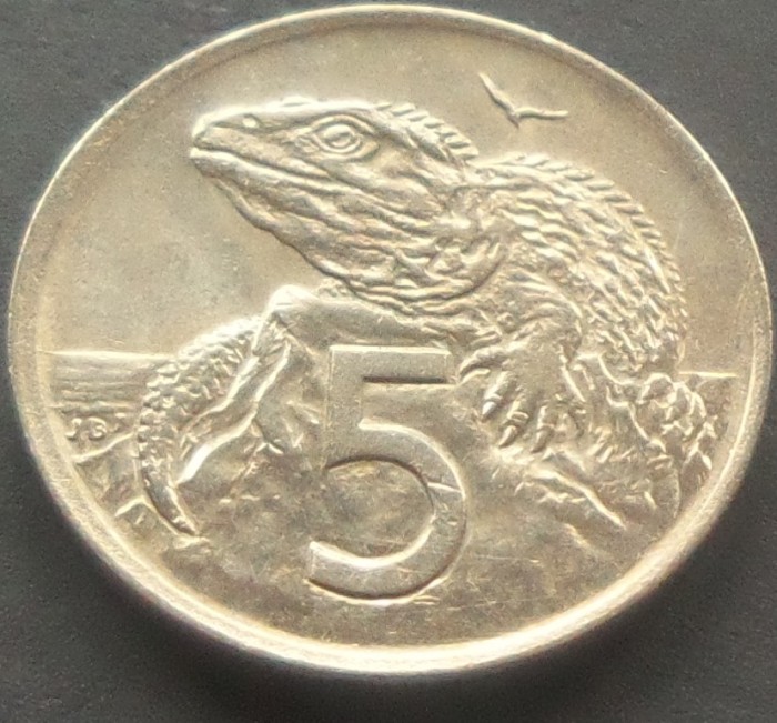 Moneda 5 CENTI - NOUA ZEELANDA, anul 1971 *cod 4110 foto mare Moneda 5 CENTI - NOUA ZEELANDA, anul 1971 *cod 4110 foto mare