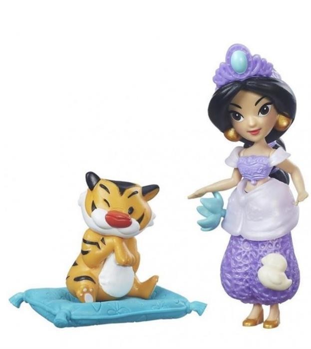 Figurina Hasbro Disney Princess Little Kingdom Small Doll & Friend Jasmin’S Slumber Party foto mare Figurina Hasbro Disney Princess Little Kingdom Small Doll & Friend Jasmin’S Slumber Party foto mare