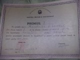 PREMIUL 1,Scoala Generala nr.10 Galati,1973,Republica Socialista ROMANIA,T.GRAT