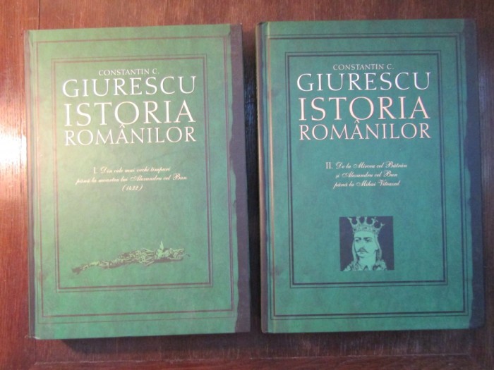 ISTORIA ROMANILOR - CONSTANTIN C. GIURESCU(2 VOL ) foto mare ISTORIA ROMANILOR - CONSTANTIN C. GIURESCU(2 VOL ) foto mare
