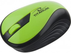 Mouse Esperanza Titanum Rainbow, Wireless (Verde) foto