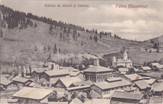 BUCOVINA -PUTNA,F-CA DE CIMENT SI BISERICA ,ROMANIA. foto